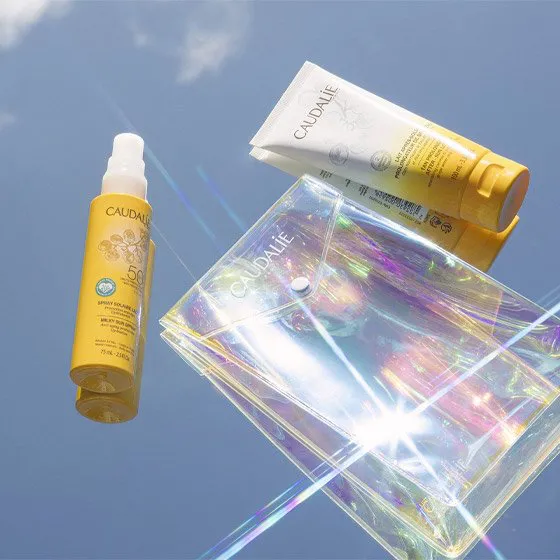 Caudalie Bolsa De Verão Com Spray Solar Lácteo SPF50 75ml + Leite Pós Solar Prolongador De Bronzeado 75ml