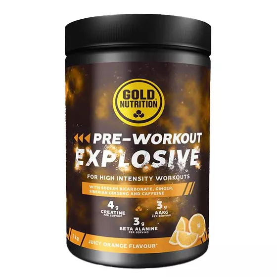 Gold Nutrition Pré-Workout Explosive Laranja 1kg