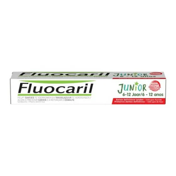 Pasta De Dentes Fluocaril Junior Frutos Vermelhos 75ml
