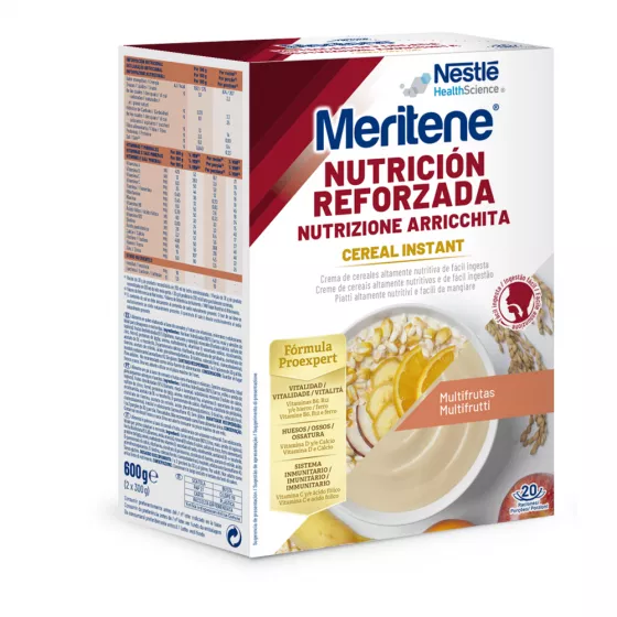 Meritene Cereal Instant Multifrutas Saquetas 300g x2 Pó Suspensão Oral