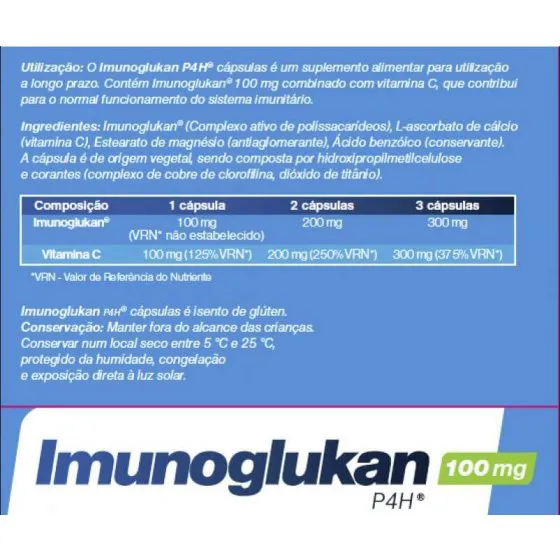 Inmunoglukan P4H 60 Cápsulas