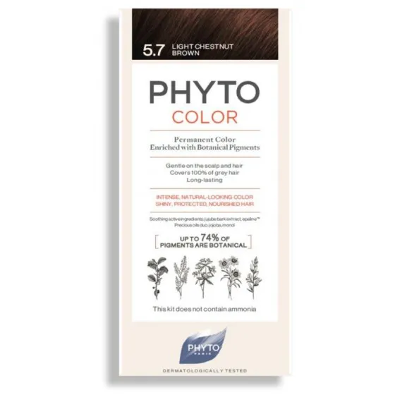 Phytocolor Coloração 5.7 Castanho Claro Marron