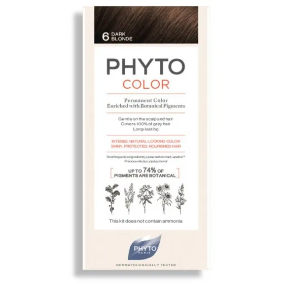 Phytocolor Coloração 6 Louro Escuro