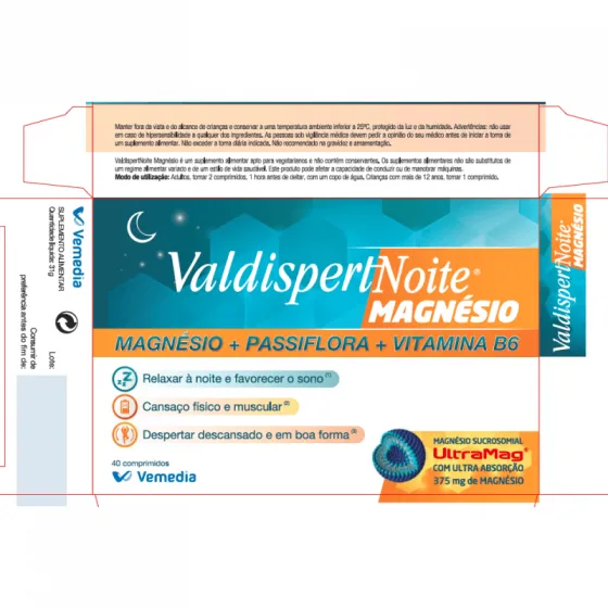 Valdispertnoite Magnésio Comprimidos x40