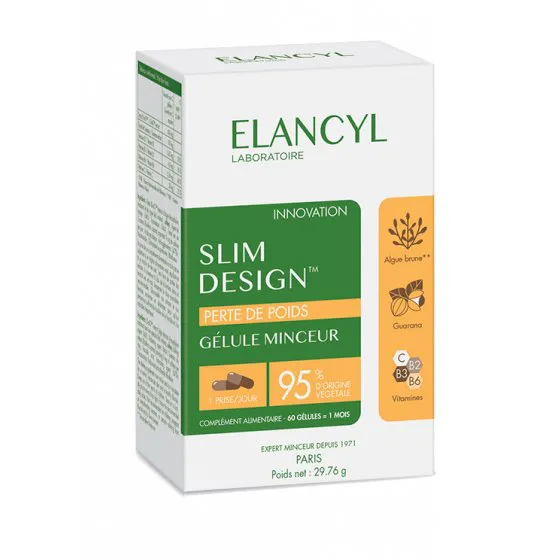 Elancyl Slim Design Emagrecimentos 60 Cápsulas