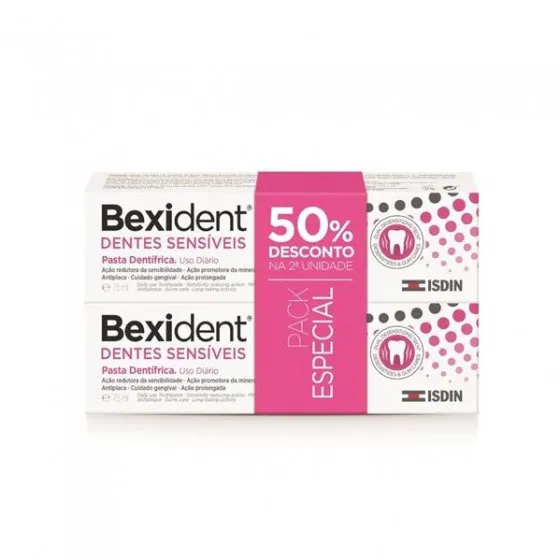 Bexident Dentes Sensíveis Pasta 75Ml + Desconto 50% 2ª Unidade