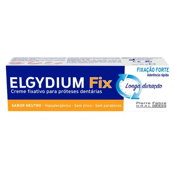 Elgydium Fix Creme Fixação Forte 45g