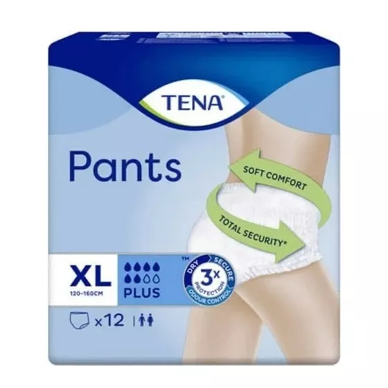 Tena Pants Cueca Plus XL 120/160cm x12