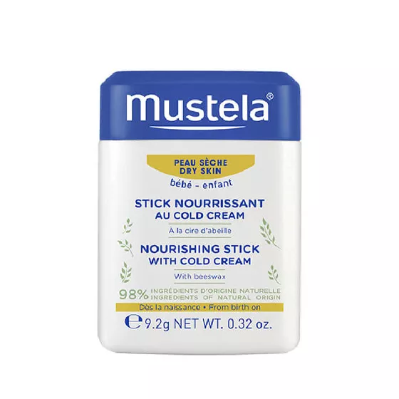 Mustela Bebé Cold Cream Hydra-Stick 0% 9.2g