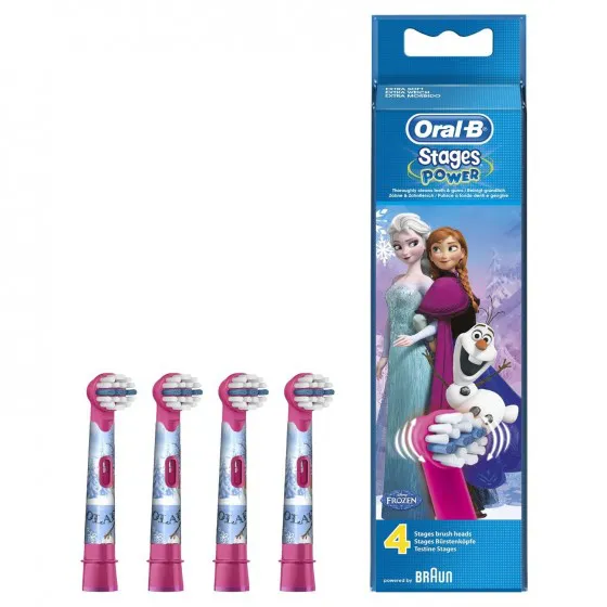 Oral-B Stage Power Recarga Escova Dentífrica Elétrica Frozen x4