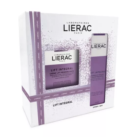 Lierac Lif Integral Creme Tensor Remodelante 50ml + Sérum Contorno de Olhos e Pálpebras 15ml Coffret