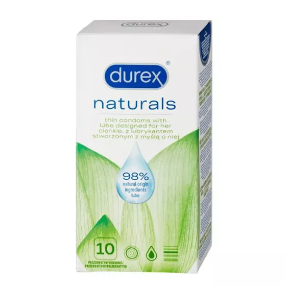 Durex Naturals Preservativos x10