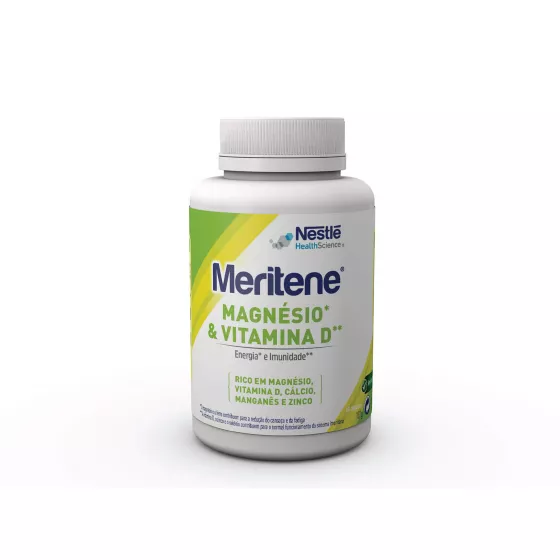 Meritene Magnésio Vitamina D 60 Cápsulas