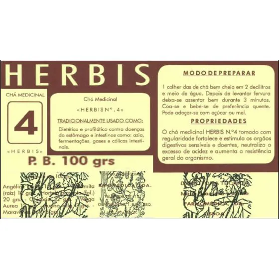 Herbis Chá N4 100g