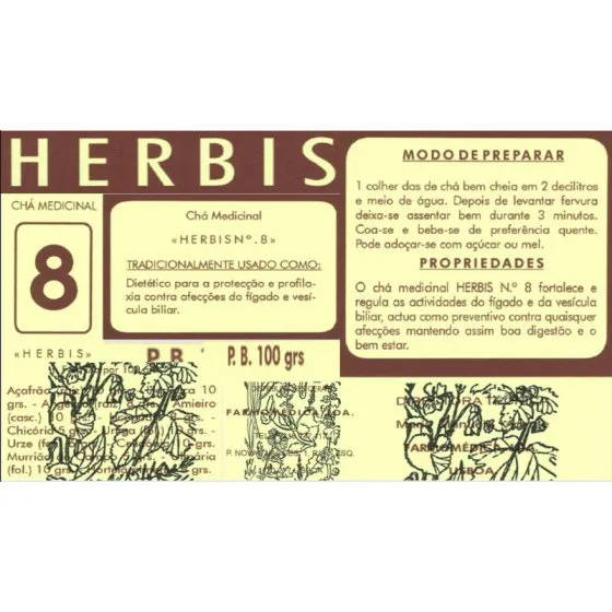 Herbis Chá N8 100g