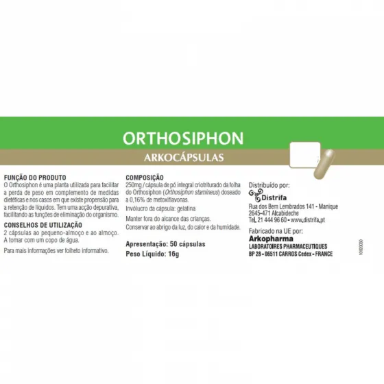 Arkocápsulas Orthosiphon Cápsulas x50