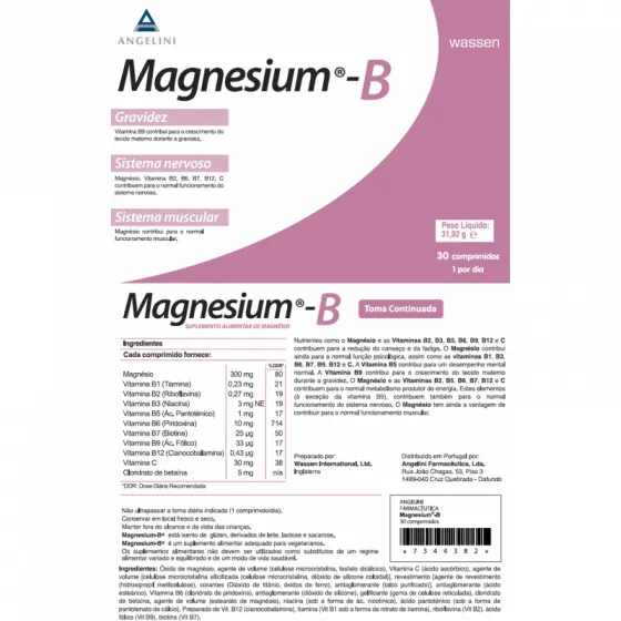 Magnesium B Comprimidos x30