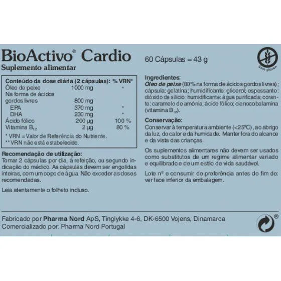 Bioactivo Cardio x60 Cápsulas