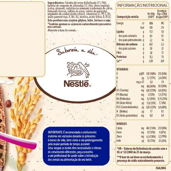 Sinlac Nestlé Sem Gluten 250g