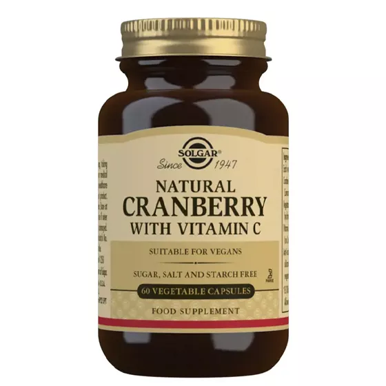 Solgar Cranberry With Vitamin C 60 Cápsulas