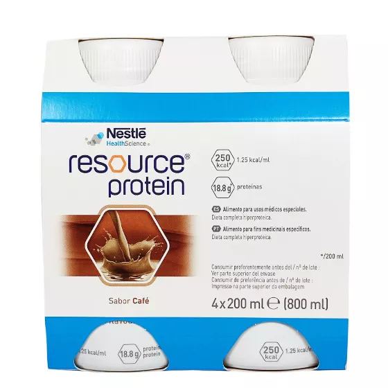 Resource Protein Solução Oral Café 200ml x4