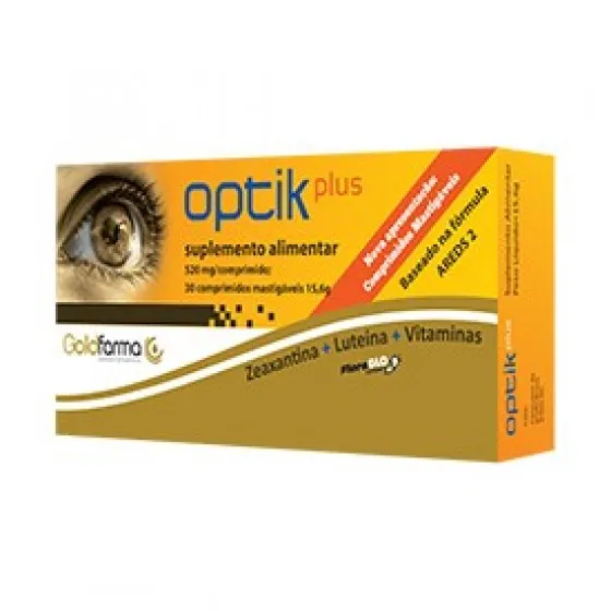 Optik Plus Comprimidos Mastigáveis x30