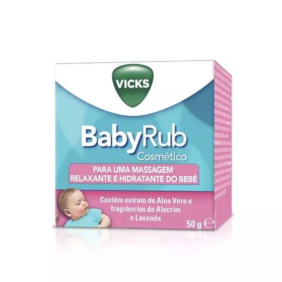 Vicks Babyrub Pomada Hidratante Calmamte 50g
