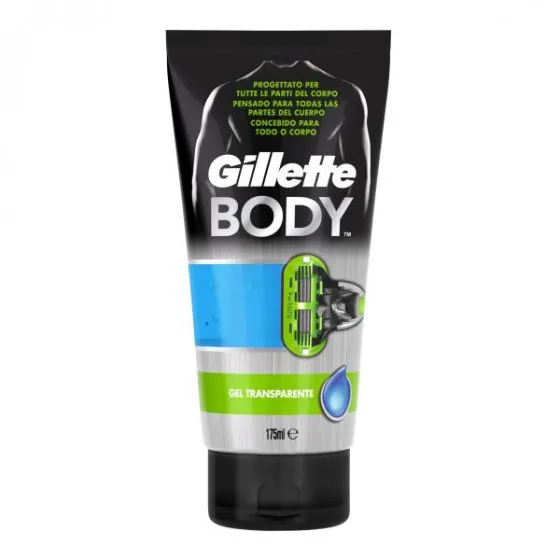Gel Corporal Gillette Body Clear Body Wash, Homem, Barbear