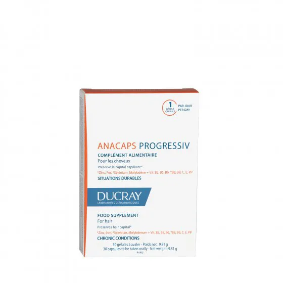 Ducray Anacápsulas Progressiv 30 Cápsulas